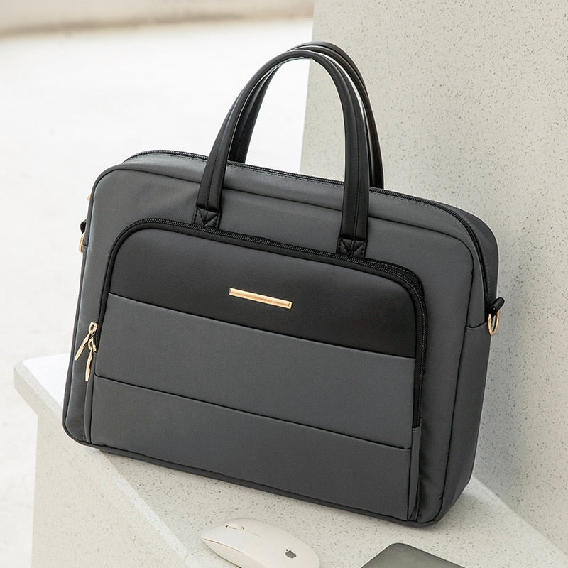 PU Leather Women Laptop Bag Notebook Carrying Case Briefcase for 13.3 14 15.6 inch Men Handbags shoulder