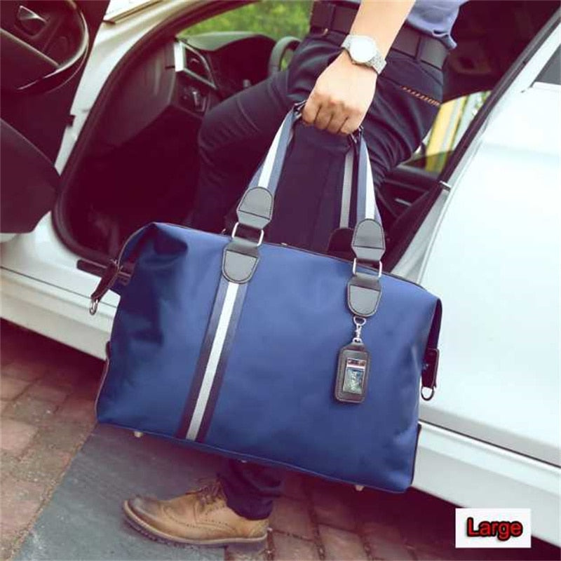 Large Capacity Men's Travel Bag Women Waterproof Nylon Hand Luggage Crossbody Multifunction Duffle Bags Packing Cubes Tote