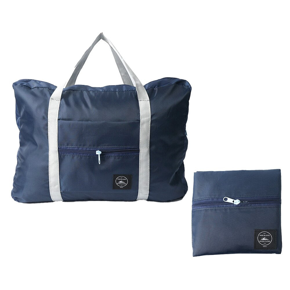 Large Capacity Travel Bags Portable Bag Nylon Foldable Tote Luggage Women Men Waterproof Handbag Shoulder Bag Traveling Backpack