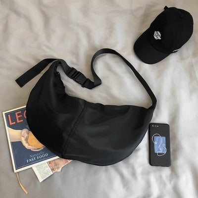 Men's and women's shoulder bag leisure student bag high quality Oxford women's crossbody bag waterproof outdoor fitness bag
