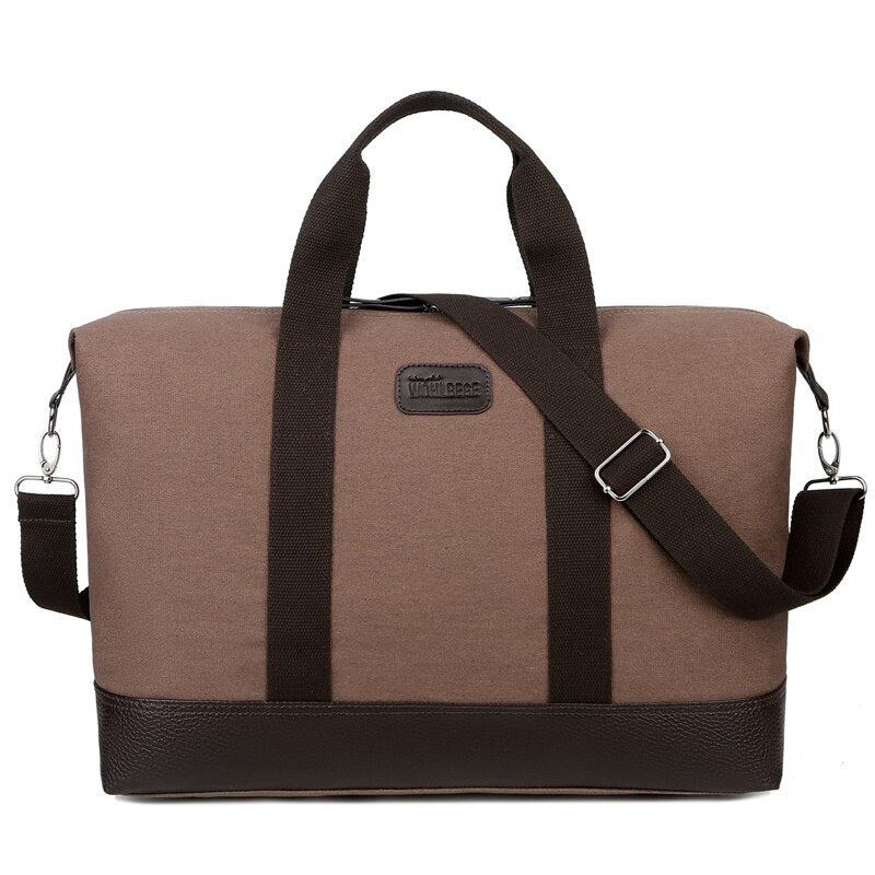 1pc/2pc Travel Bags Large Capacity Handbags Luggage Canvas Bag Cut-proof Overnight Travel Shoulder Bags briefcase Dropshipping