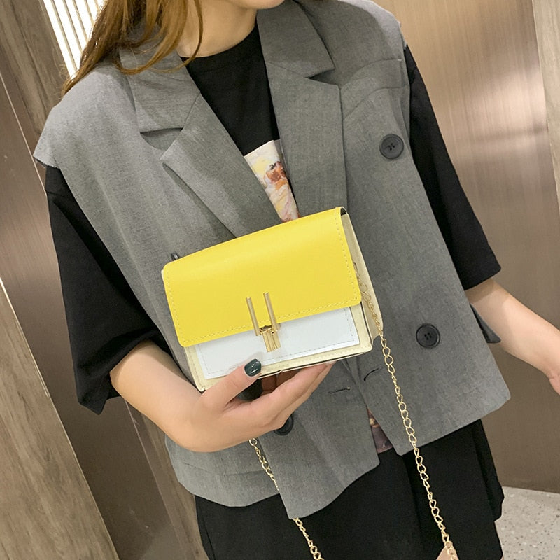 Women Bags Over The Shoulder Small Flap Crossbody Messenger Bag Girl Women's Handbags Ladies Phone Purse Small Square Bag