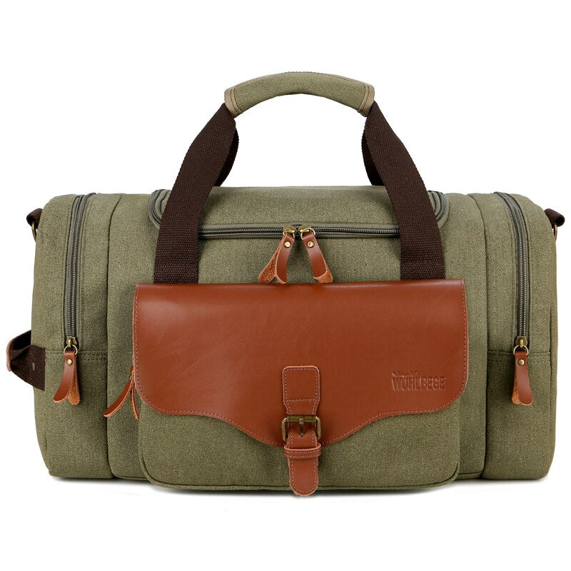 1pc/2pc Travel Bags Large Capacity Handbags Luggage Canvas Bag Cut-proof Overnight Travel Shoulder Bags briefcase Dropshipping