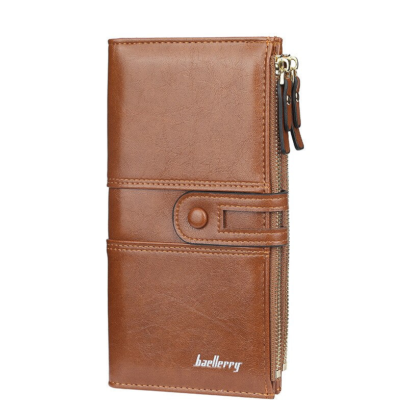 Name Engrave Women Wallets Fashion Long Leather Top Quality Card Holder Classic Female Purse Zipper Brand Wallet for Women
