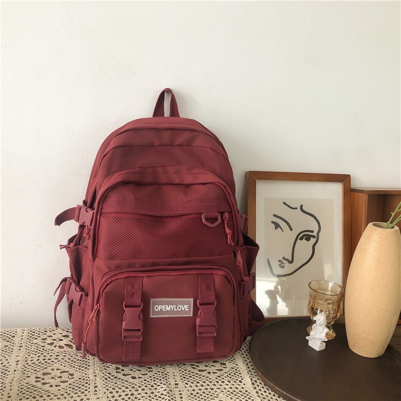 Fashion New Brand Nylon Women Backpacks Waterproof Fabric Rucksack for Teen Girls School Bag Students Bookbag Travel Mochila Big