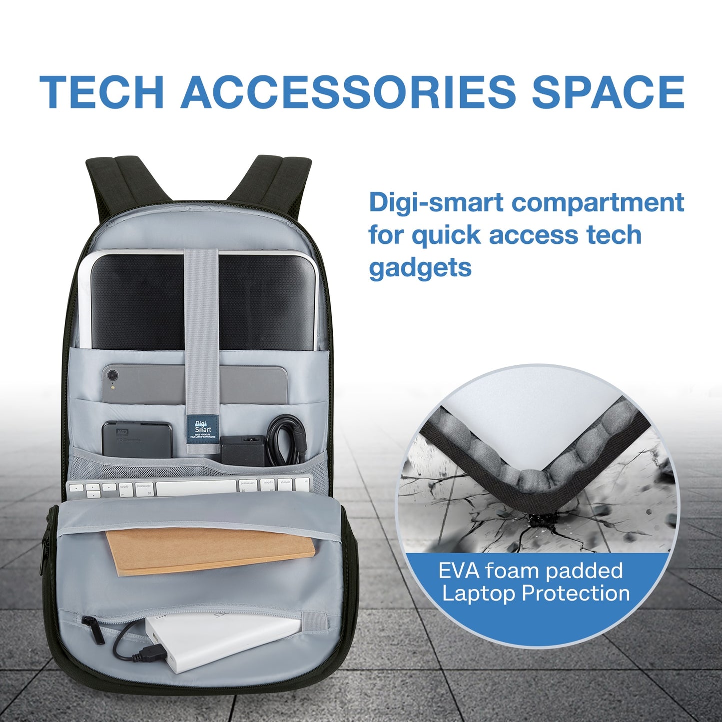 BAGSMART Anti-theft Waterproof 15.6 Inch Laptop Backpack School Backpacks USB Charging Port Men Business Travel Backpack Women