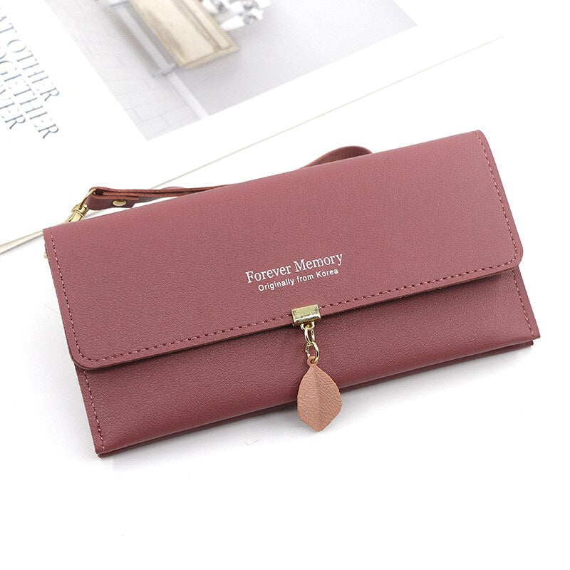 Bow Ladies Wallet Multifunctional Ladies Clutch Bag Coin Purse Zipper Bag Casual Ladies Long Wallet Wallet 1Pc wallets for women