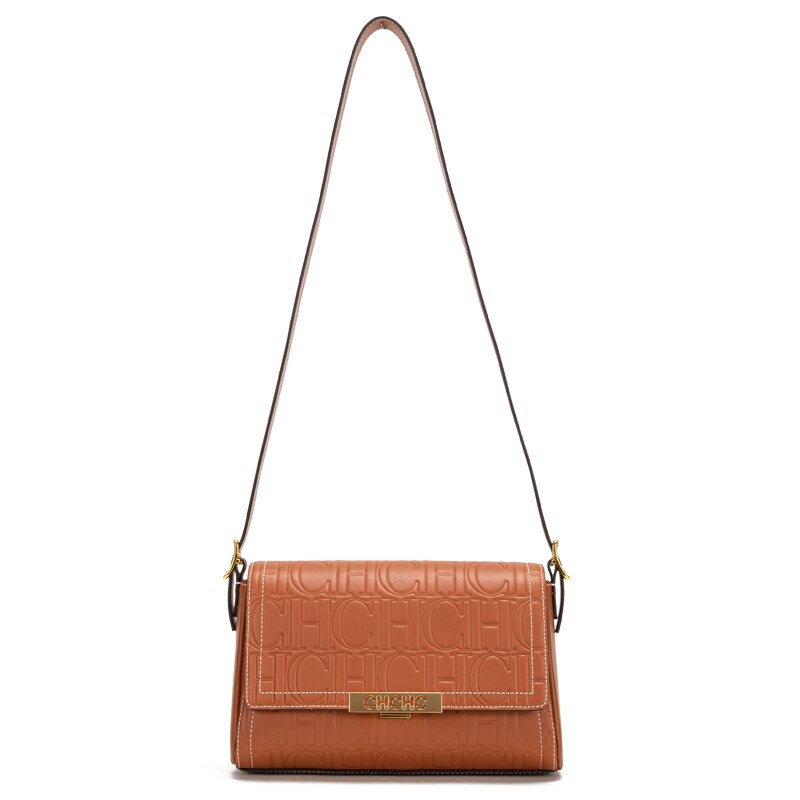 CHCH New Luxury Designer Fashion Women Handbags Crossbody Beige and Red Shoulder Bag for Party