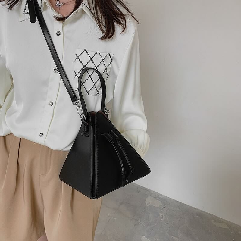 Fashion Ladies Shoulder Bags Handbag Sense of luxury Women Bags High quality Leather Crossbody Bag Designer Female Triangle Bags
