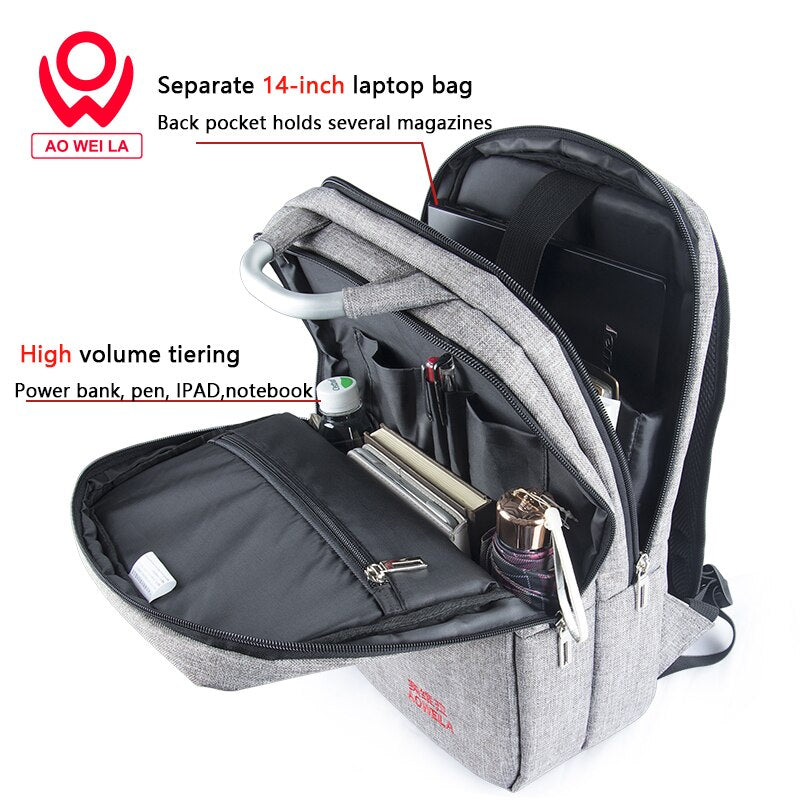 Travel Backpack 16.5 Inch British Wild Backpack Men's Casual IPad Computer Simple and Lightweight