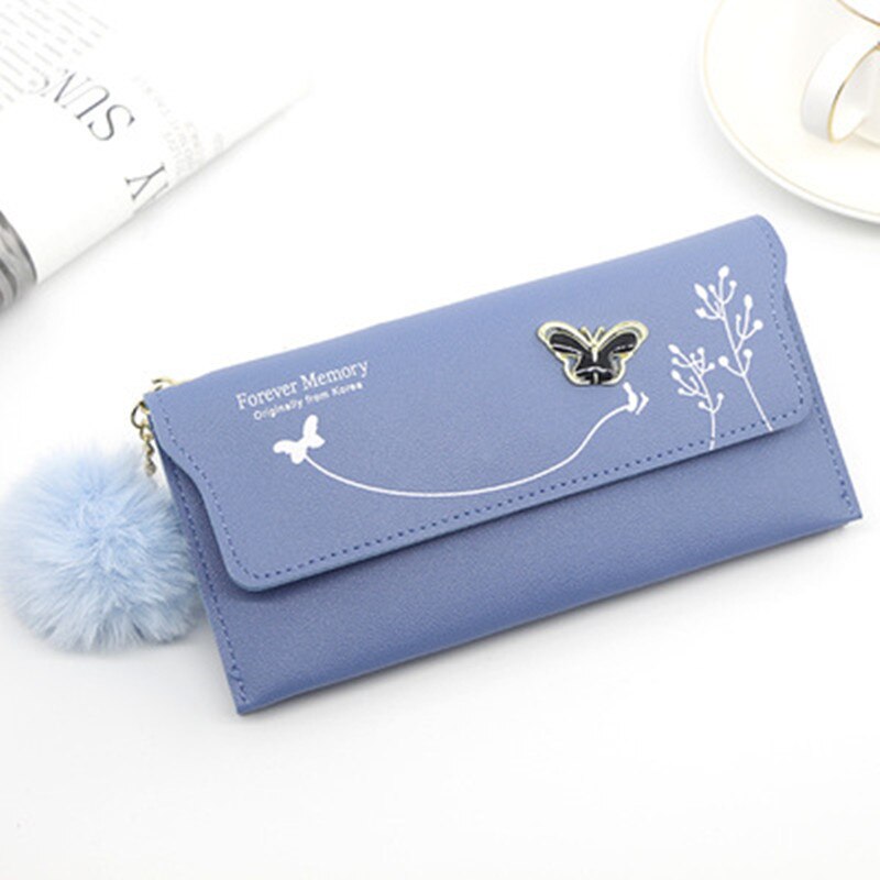 Long Women's Wallet Female Purses Tassel Coin Purse Card Holder Wallets PU Leather Clutch Money Bag Purses Card Holder carteira
