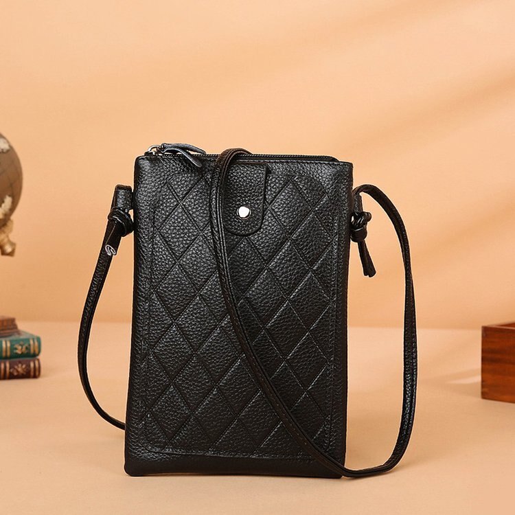 New Women Purses Crocodile Pattern Genuine Leather Shoulder Strap Bag Mobile Phone Big Card Holders Wallet Handbag Pockets 113