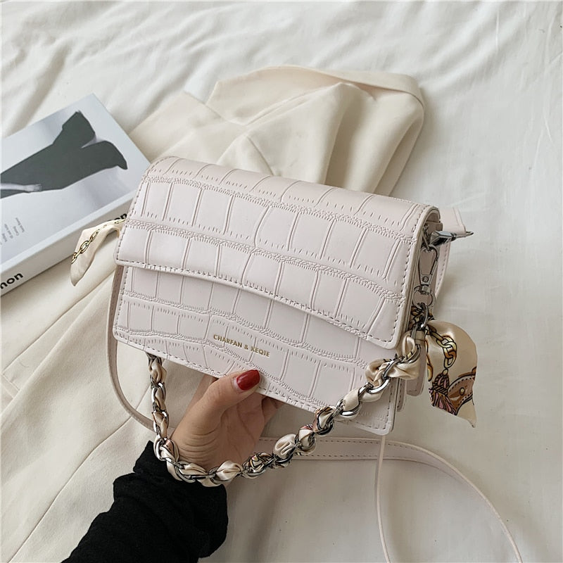 с доставкой Rivets PU Leather Crossbody Bags For Women Shoulder Handbags and Purses Female Travel Cross Body Bag
