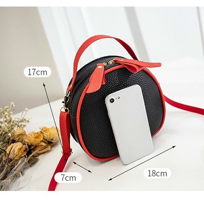 New Women's Messenger Bag Female Small Simple Cherry Crossbody Shoulder Bag Mini Backpack Handbag