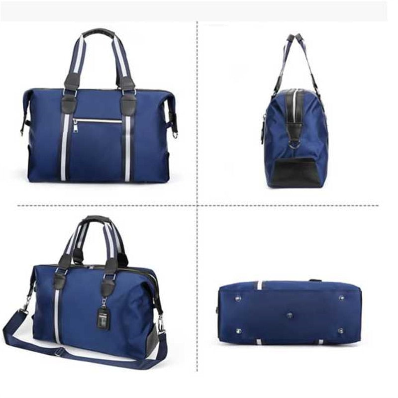 Large Capacity Men's Travel Bag Women Waterproof Nylon Hand Luggage Crossbody Multifunction Duffle Bags Packing Cubes Tote
