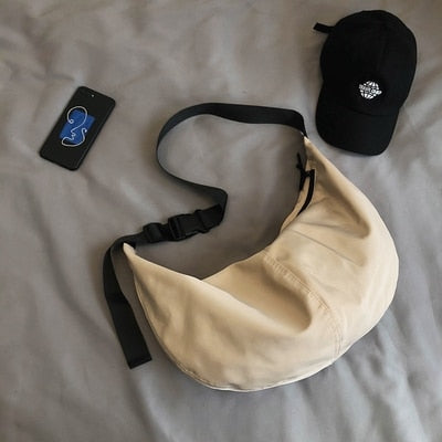 Men's and women's shoulder bag leisure student bag high quality Oxford women's crossbody bag waterproof outdoor fitness bag