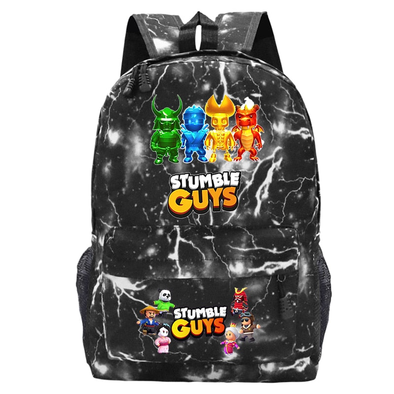 Stumble Guys School Bag 2023 Trendy Backpacks Student Bag Kawaii Light Simple Backpack Cute Multifunction Ripstop School Bag