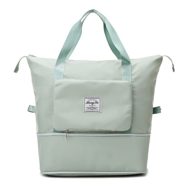 Foldable Large Capacity Storage Folding Bag Travel Bags Tote Carry On Luggage Handbag Waterproof Duffel Women Shoulder Bags