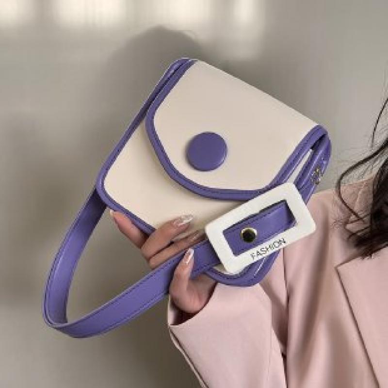 Pu Leather Crossbody Bags for Women Casual Solid Color Fashion Handbag Design High Quality Female Messenger Luxury Shoulder Bag