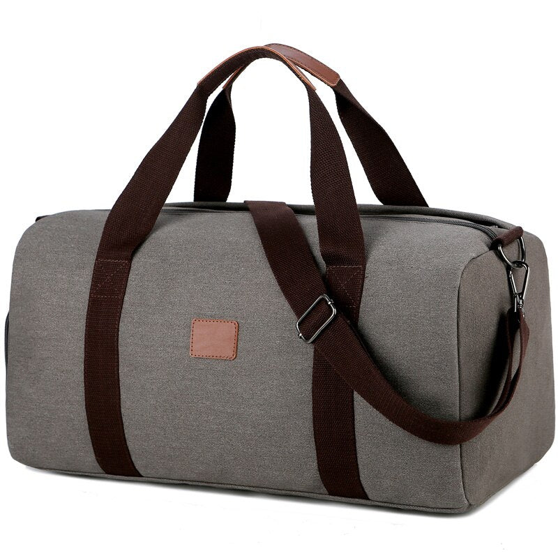 1pc/2pc Travel Bags Large Capacity Handbags Luggage Canvas Bag Cut-proof Overnight Travel Shoulder Bags briefcase Dropshipping