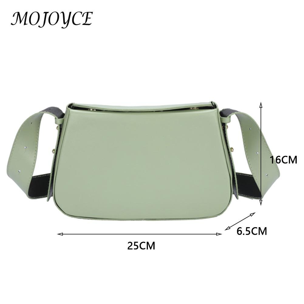 Fashion PU Women Underarm Bags Solid Color Ladies Shoulder Handbags Lady Clutch Quality PU Leather Luxury Simple Shoulder Bag