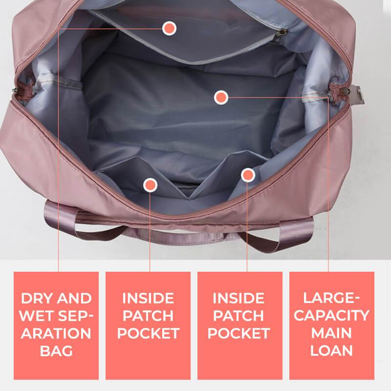 Foldable Large Capacity Storage Folding Bag Travel Bags Tote Carry On Luggage Handbag Waterproof Duffel Women Shoulder Bags