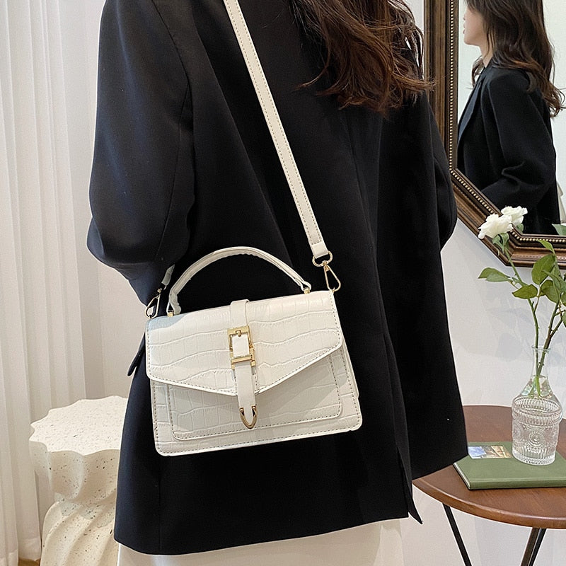 JIN YIDE Women Bags Fashion Square Messenger Bag Pu Leather Handbag And Purses Luxury Designer Crossbody Shoulder Bag Simple