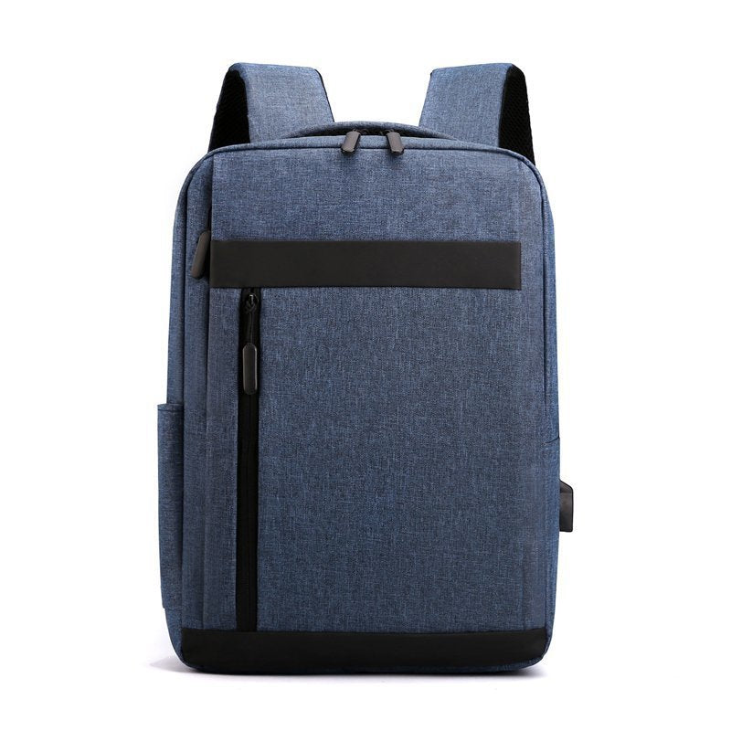 Men'S Business Computer Backpack Travel Simple Solid Color Backpacks Affordable Unisex Nylon Fashion Male Backpack