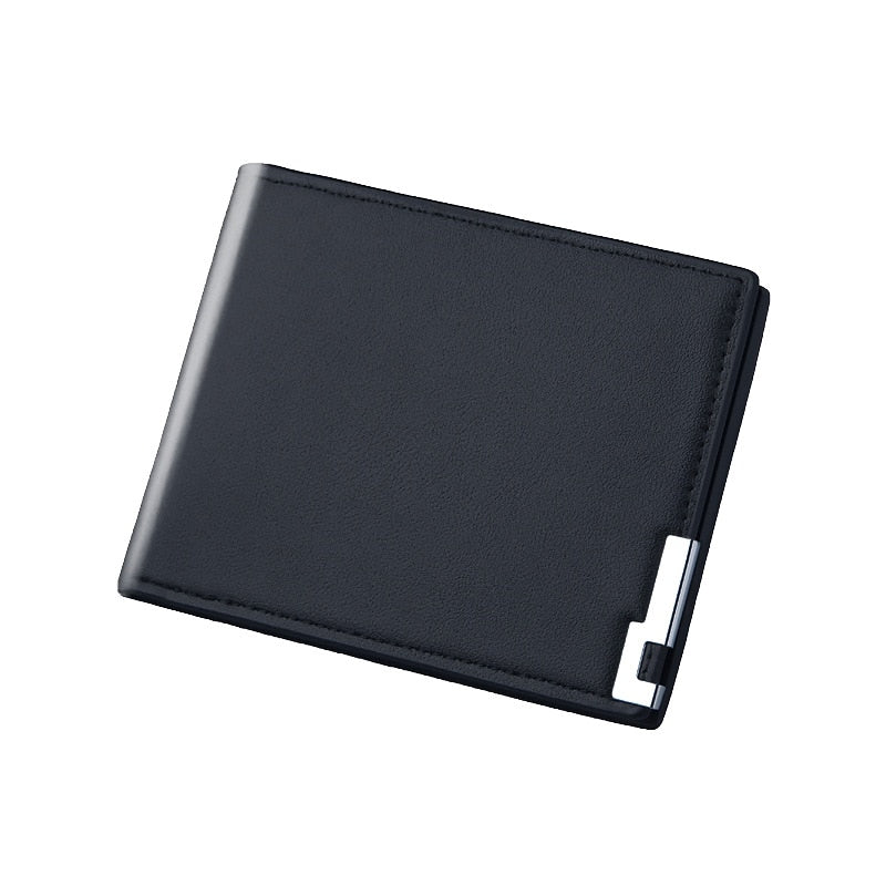 Hot Selling Fashion Men Wallets Luxury Brand Short Wallet Men's Multi-card Ultra-thin Wallet Trend No Zipper Coin Purse