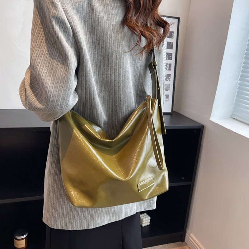 Western Style Women's New Fashion PU Leather Crossbody Bags Lady Female Woman Trendy Handbags Cross Body Zip Shoulder Sling Bag