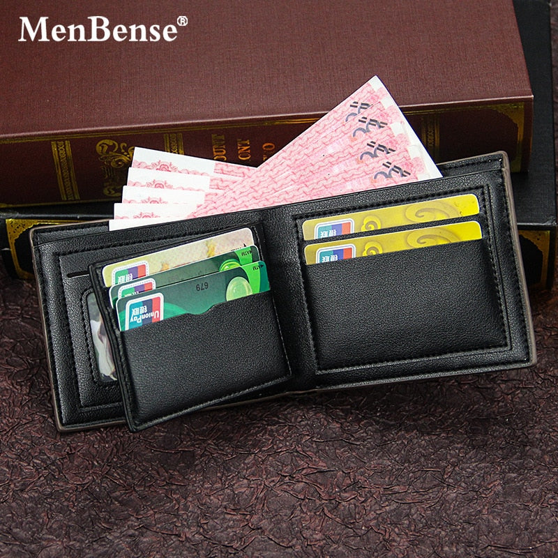 Men's Wallet Made of Leather Wax Oil Skin Purse for Men Coin Purse Short Male Card Holder Wallets Zipper Around Money Coin Purse
