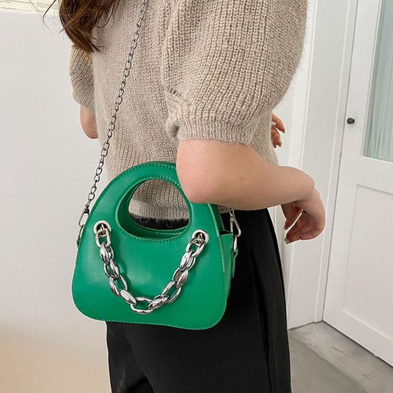 Brand Designer Women Bag Luxury Leather Small Crossbody Bags High quality Chain Handbag Purse Fashion Chain Female Shoulder Bag