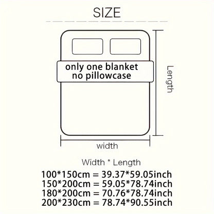 Contemporary Reversible Plaid Flannel Fleece Throw Blanket - Soft Skin-Friendly, All-Season, Machine Washable, Multipurpose, Pet Blanket - 100% Polyester, Woven, 1pc
