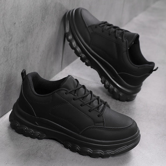 xiangtuibao Sneakers Women Platform Light Beige Shoes Plus Size 35-43 Casual Chunky Black Sneakers Woman Trendy Vulcanized Shoes
