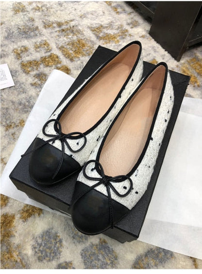 xiangtuibao   New Breathable Flats Luxury Designer Leather Shoes Big size women's shoes 35-42 Elegant Comfortable Lady Work Party Shoes