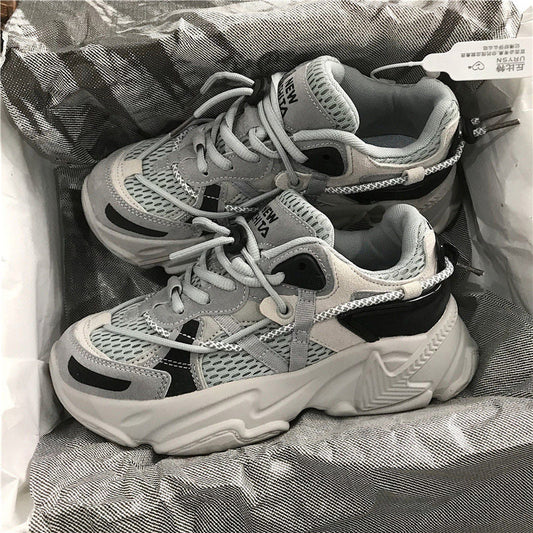 Plus Size Women's Sneakers 41 42 43 Women Big Shoes Trainers Stylish Unisex Chunky Sneaker Women Men's Fashion Casual Shoes