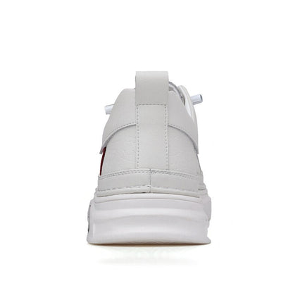 xiangtuibao White Men Leather Sneakers High Quality Luxury Brand Autumn Vulcanized Shoes Sports Jogging Tenis Men Casual Shoes Free Shipping