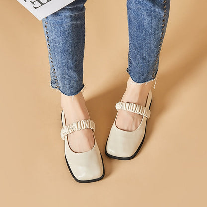 xiangtuibao New Shoes for Women Fashion Concise Casual Loafers Women Comfortable British Style Mary Janes Shoes Convenient Flat Shoes
