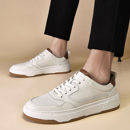 xiangtuibao Luxury Suede Leather Men's Sneakers Denim Lace Up Mens Casual Shoes Outdoor Canvas Shoes Male Handmade Leisure Shoes For Man
