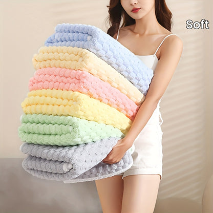 2-Piece -"Quick-Dry" Luxury Microfiber Bath Towels, 2pcs Ultra Absorbent & Soft Waffle Weave, Quick Dry For Spa, Gym, Travel