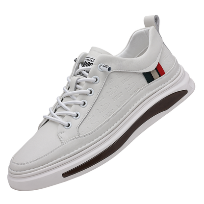 xiangtuibao White Men Leather Sneakers High Quality Luxury Brand Autumn Vulcanized Shoes Sports Jogging Tenis Men Casual Shoes Free Shipping