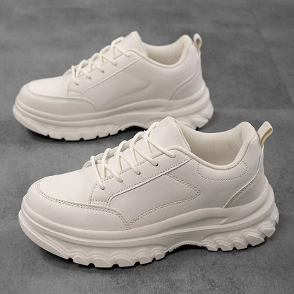 xiangtuibao Sneakers Women Platform Light Beige Shoes Plus Size 35-43 Casual Chunky Black Sneakers Woman Trendy Vulcanized Shoes