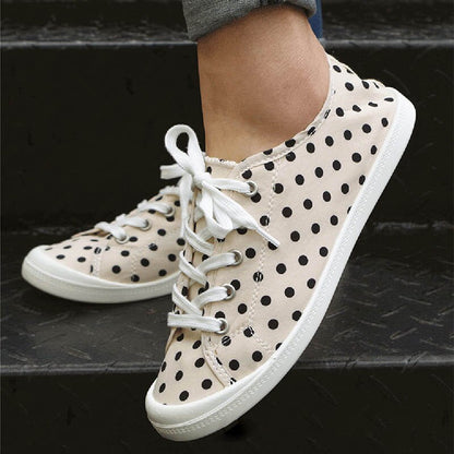 xiangtuibao Women Canvas Shoes Stripe Women Vulcanize Shoes Fashion Casual Shoe Womens Lace Up Flats Women Loafers Size 43 Zapatos Muje