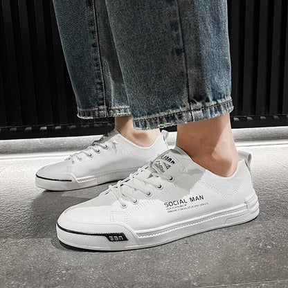 xiangtuibao Summer New Mens Shoes Casual Sneakers Fashion Small White Shoes Concise Comfortable Flat Sneakers Low Top Walking Shoes