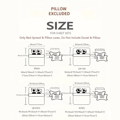 3pcs Luxury Floral Bedspread Set - Soft, Breathable, Comfortable, Elegant Stitching Pattern - Perfect for Bedroom, Dorm Room, and Guest Room