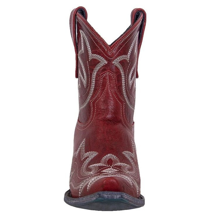 xiangtuibao Embroidery Botas Mujer Faux Leather Cowboy Ankle Boots For Women Wedge High Heel Boots Snake Print Western Cowgirl Boots