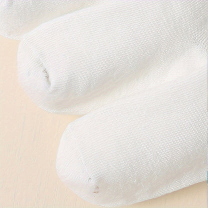 10 Pairs Of Kid's Cute Simple Heart Pattern Crew Socks, Comfy And Breathable Fashion Sport Socks For Daily Wearing