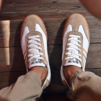 New Mens Sneakers  Fashion Men's Shoes Leather Casual Shoes for Men Streetwear Skateboard Korean Tennis Shoes High Quality