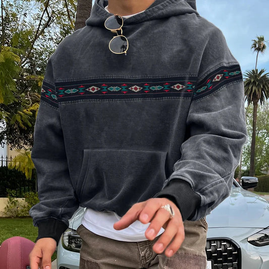 xiangtuibao Vintage Hoodie Vintage Spring Men Clothing Tops Casual Hooded Pullovers Sweatshirts Men's Printing Hoodies S M L 2XL 3XL