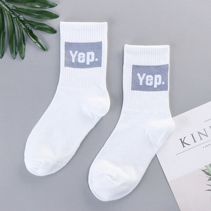 xiangtuibao Trends high quality fashion socks Man Women's sports Cotton basketball pattern happy  sales digital Pair socks